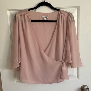 Express Blush Pink Blouse, Size Small